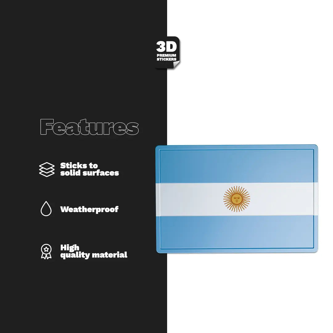 Argentina Flag - Stickmadly