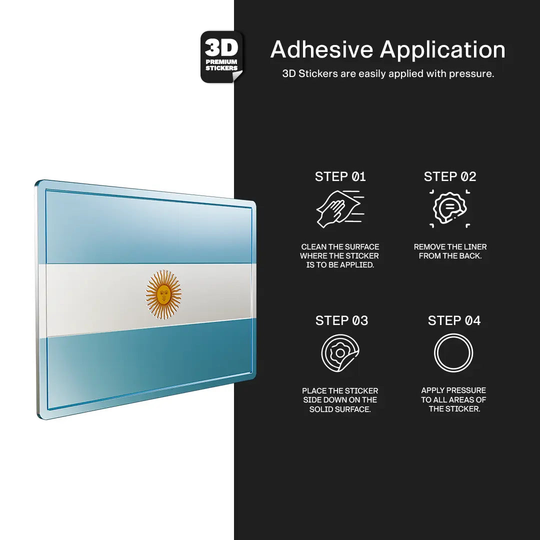 Argentina Flag - Stickmadly