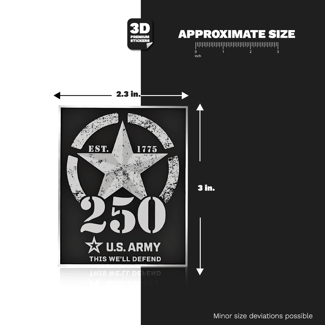 Army 250th Anniversary Pack - Stickmadly