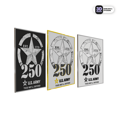 Army 250th Anniversary Pack - Stickmadly