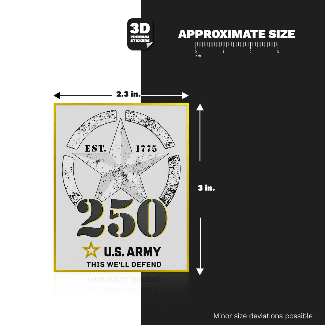 Army 250th Anniversary Pack - Stickmadly