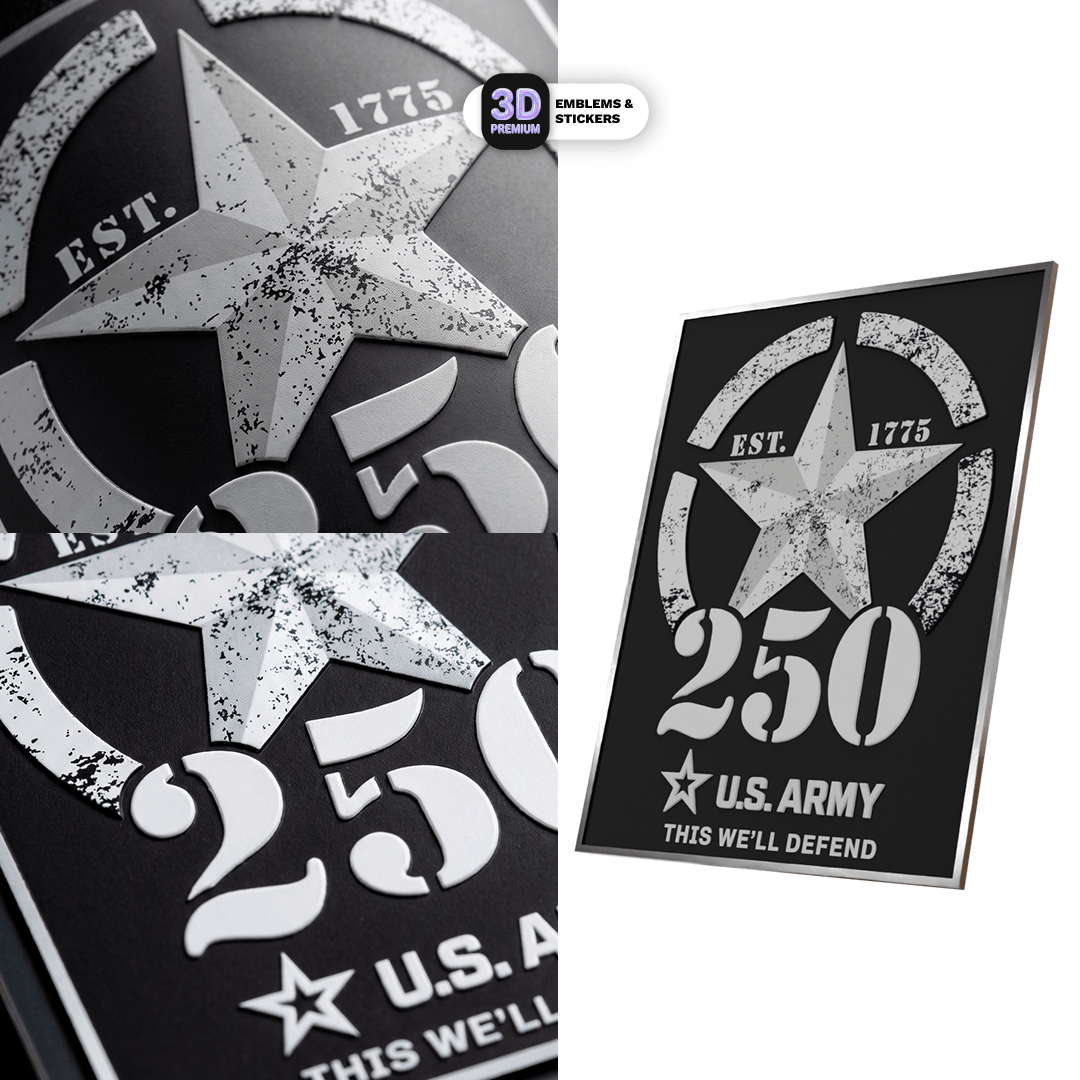 Army 250th Anniversary Pack - Stickmadly
