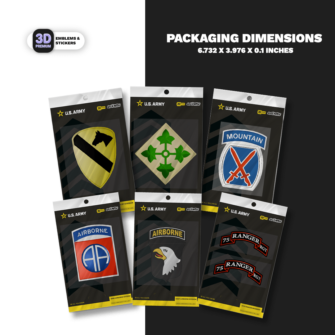 Army Divisions Emblem Mega Pack - Stickmadly