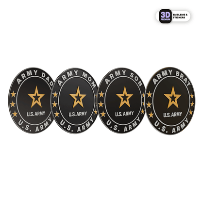 Army Family Emblem Pack - Stickmadly