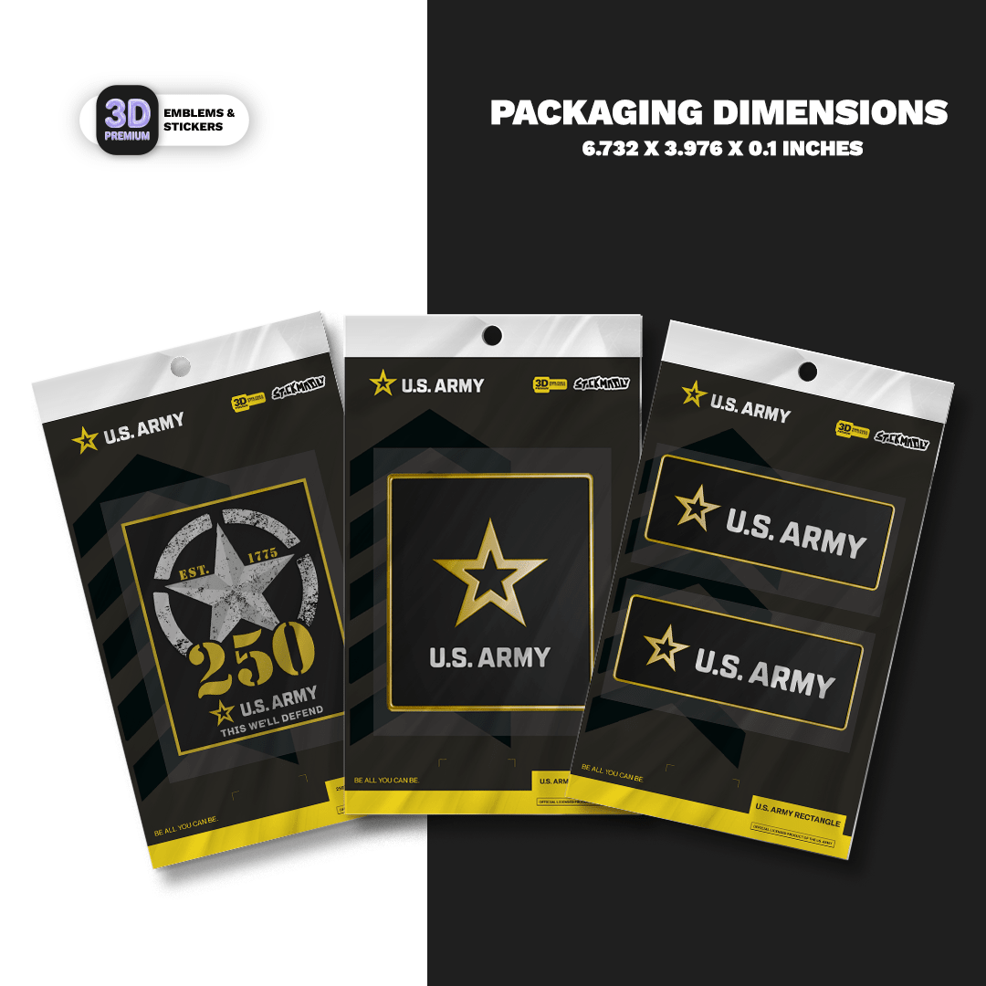 Army Gold Essentials Pack - Stickmadly