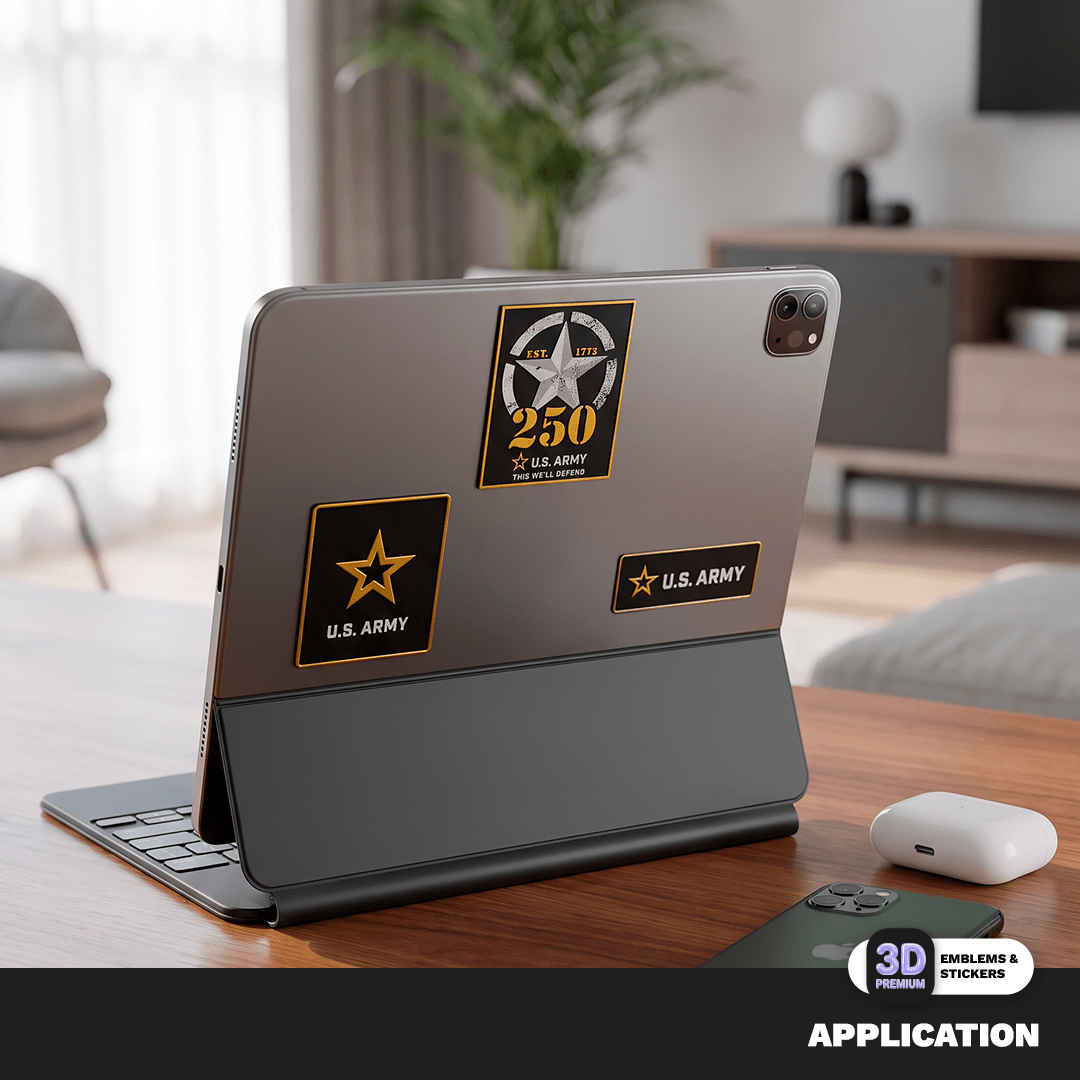 Army Gold Essentials Pack - Stickmadly