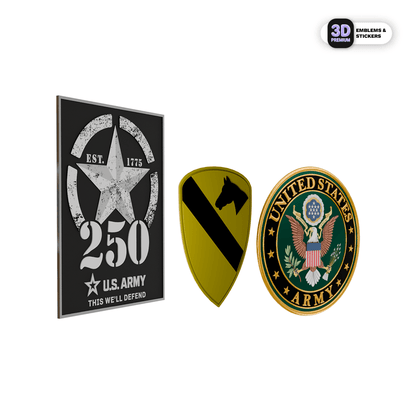 Army Heritage Emblem Pack - Stickmadly