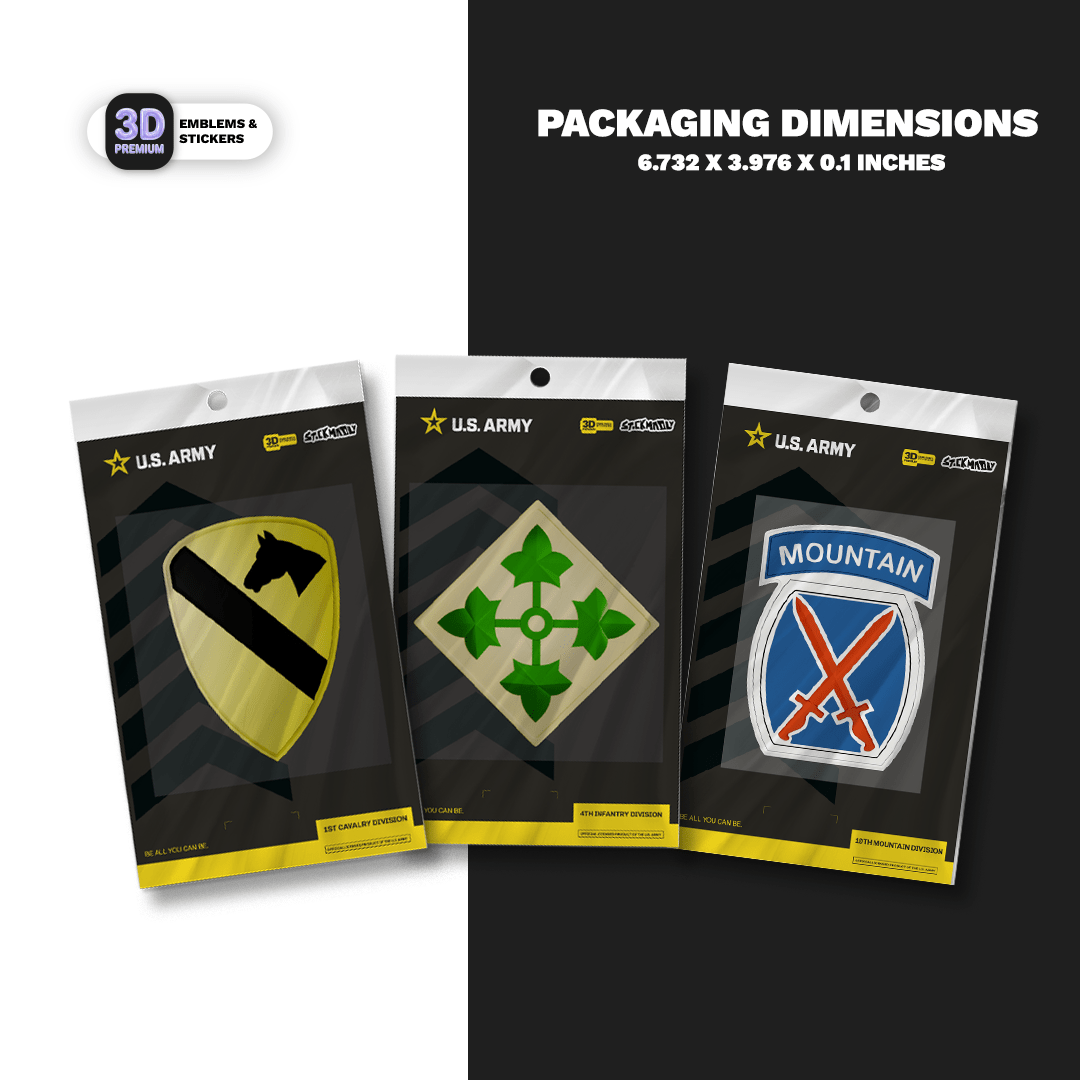 Army Legendary Divisions Emblem Pack - Stickmadly
