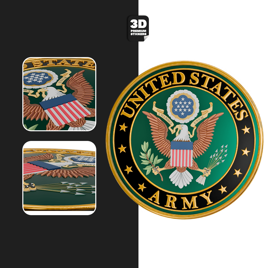Army Retired With Honor Emblem Pack - Stickmadly