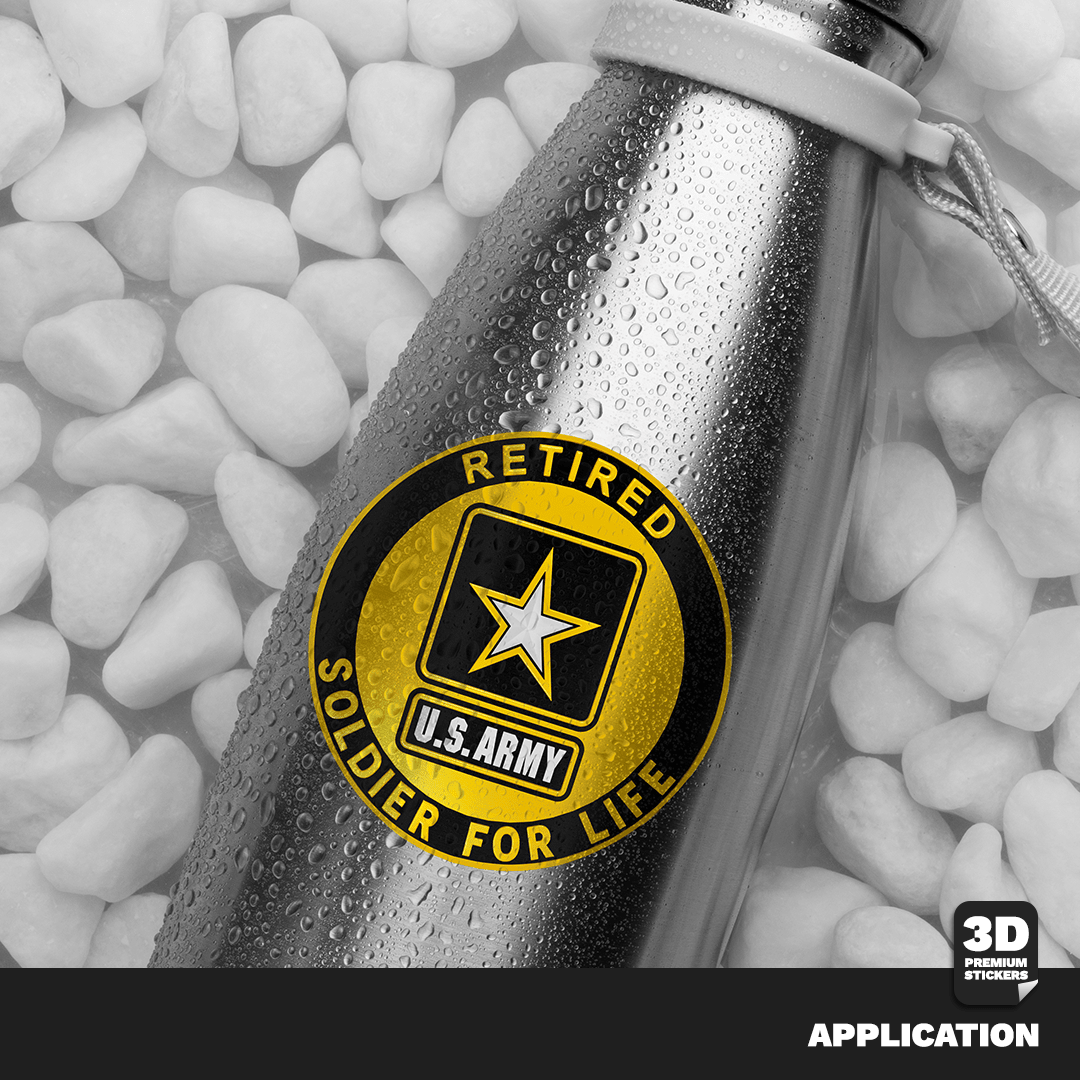 Army Retired With Honor Emblem Pack - Stickmadly
