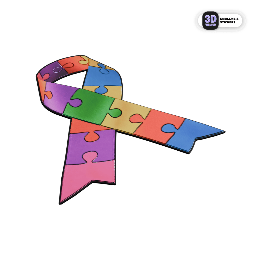 AUTISM RIBBON - Stickmadly