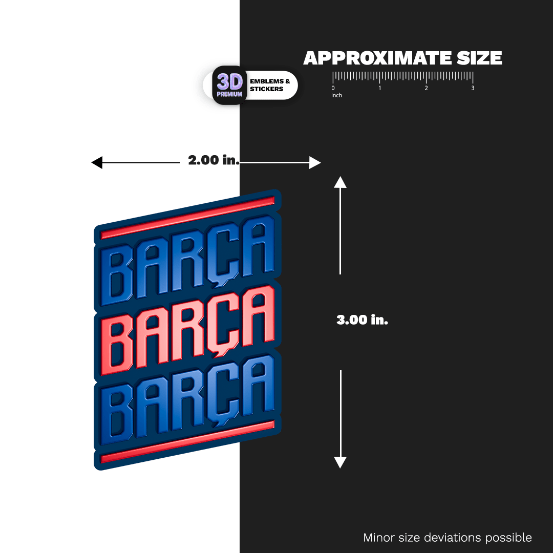BARÇA RED & BLUE - Stickmadly