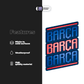 BARÇA RED & BLUE - Stickmadly