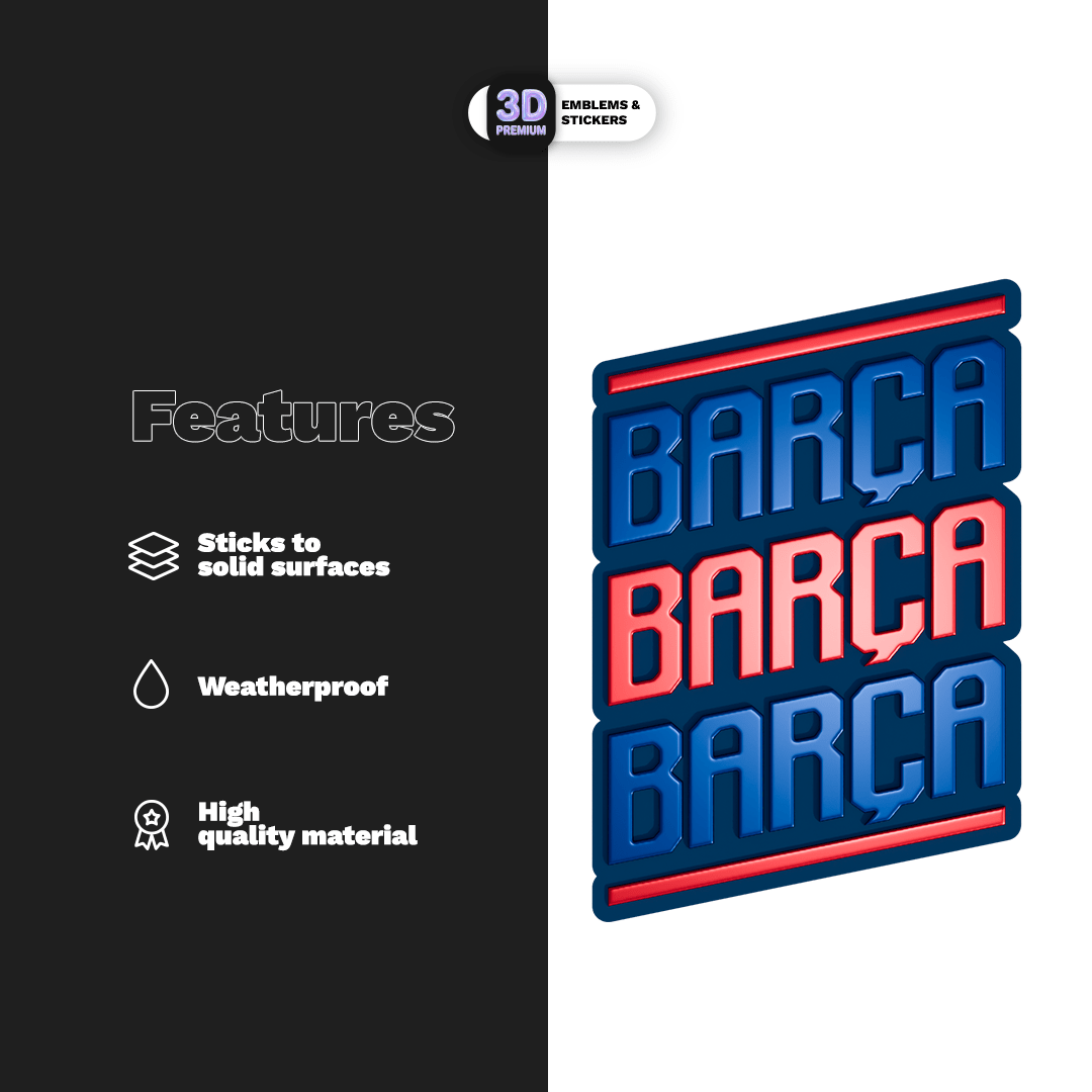 BARÇA RED & BLUE - Stickmadly