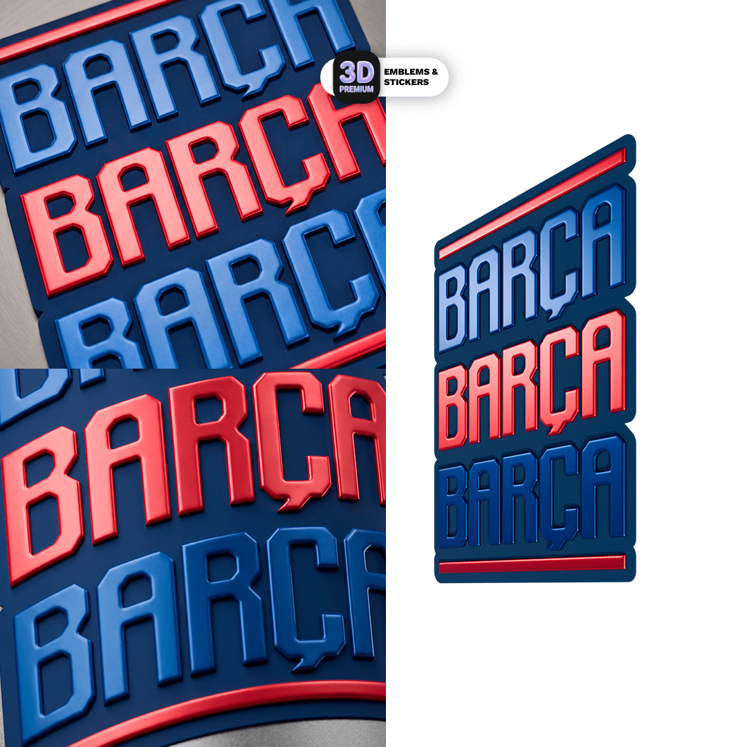 BARÇA RED & BLUE - Stickmadly