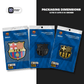Barcelona Logos - Black 2'', Gold 2'' & Metallic 3'' (3 PACK) - Stickmadly