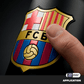 Barcelona Logos - Black 2'', Gold 2'' & Metallic 3'' (3 PACK) - Stickmadly