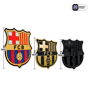 Barcelona Logos - Black 2'', Gold 2'' & Metallic 3'' (3 PACK) - Stickmadly
