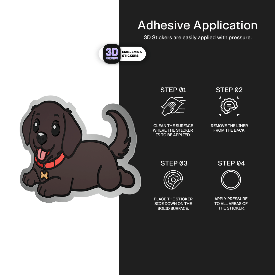 Black Labrador - Stickmadly