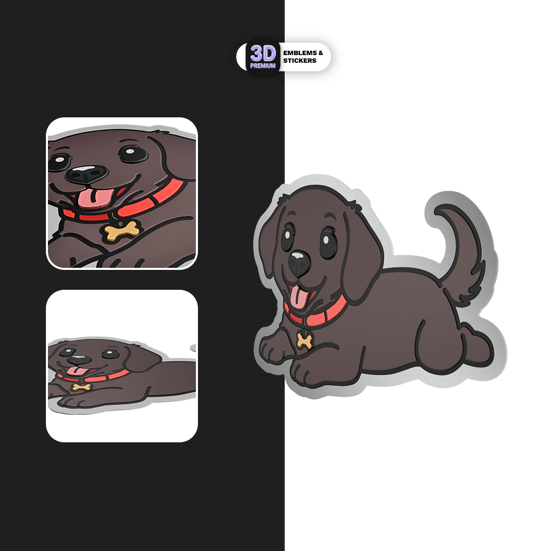 Black Labrador - Stickmadly