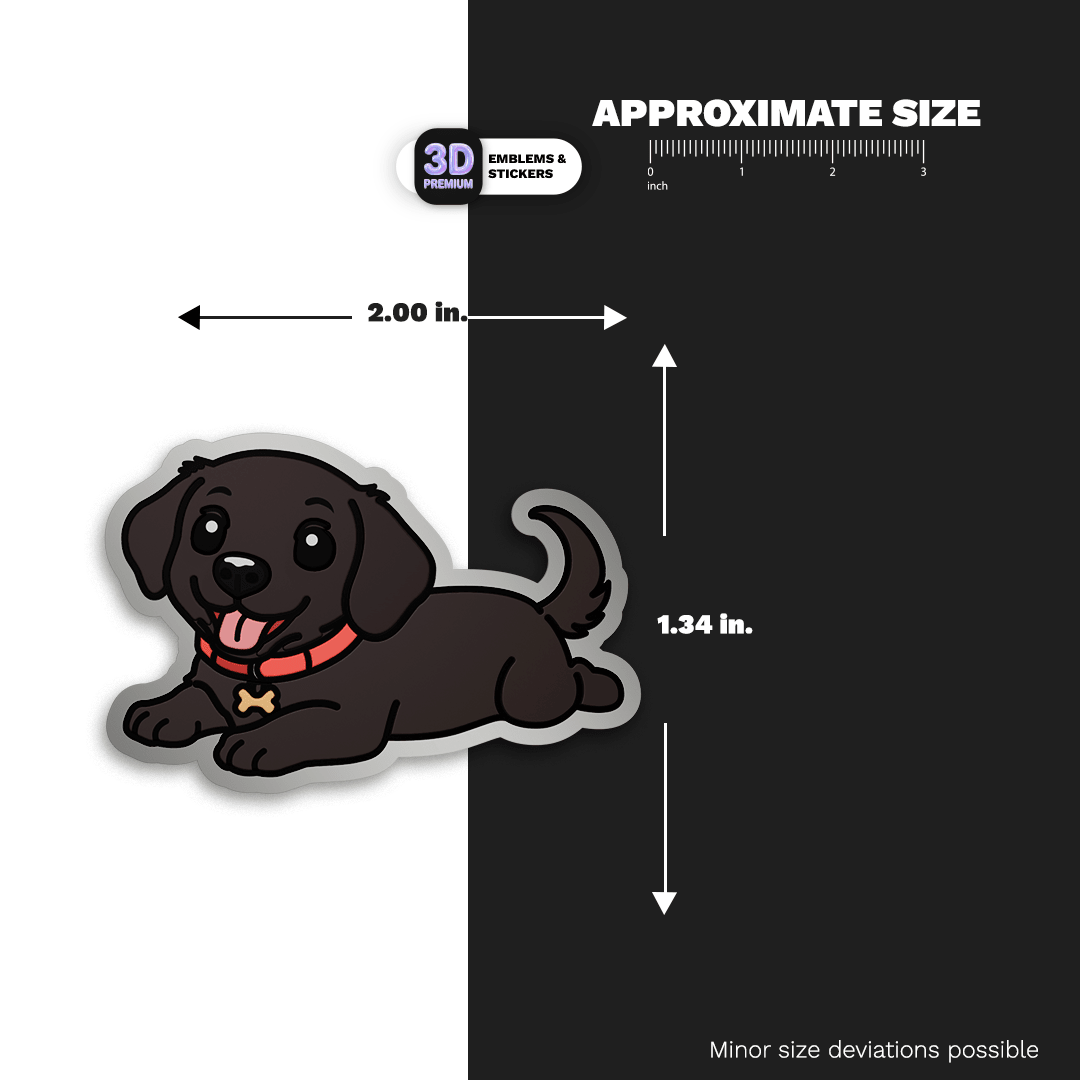 Black Labrador - Stickmadly