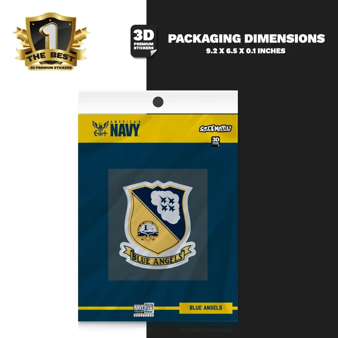 BLUE ANGELS STICKER - Stickmadly