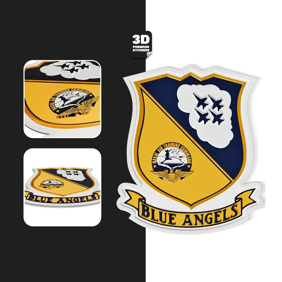 BLUE ANGELS STICKER - Stickmadly