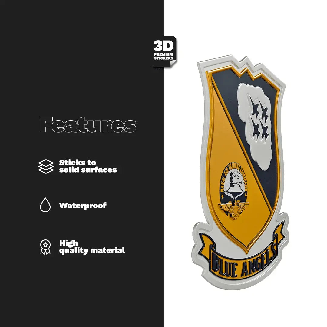 BLUE ANGELS STICKER - Stickmadly