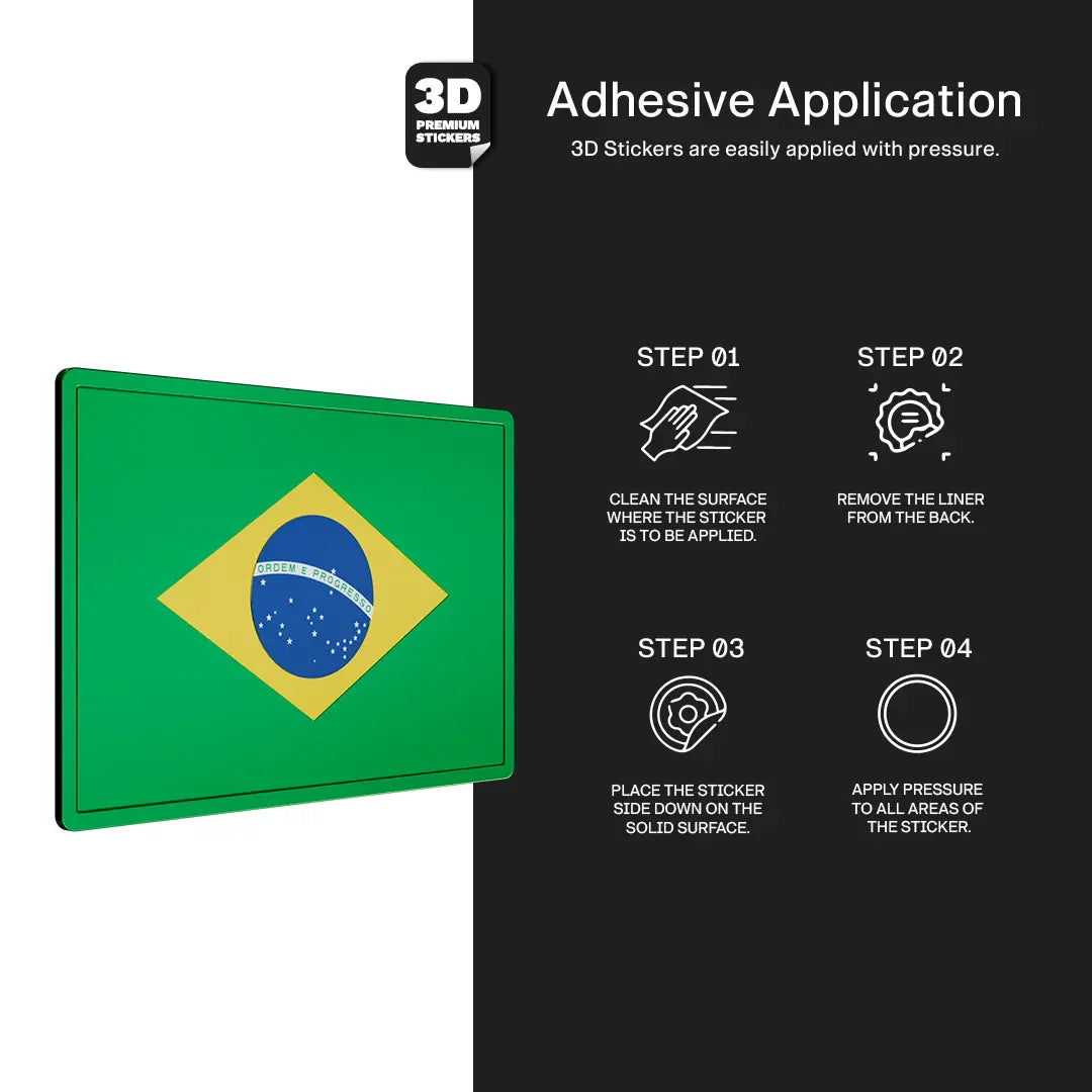 Brazil Flag - Stickmadly