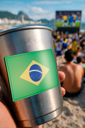 Brazil Flag - Stickmadly