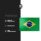 Brazil Flag - Stickmadly