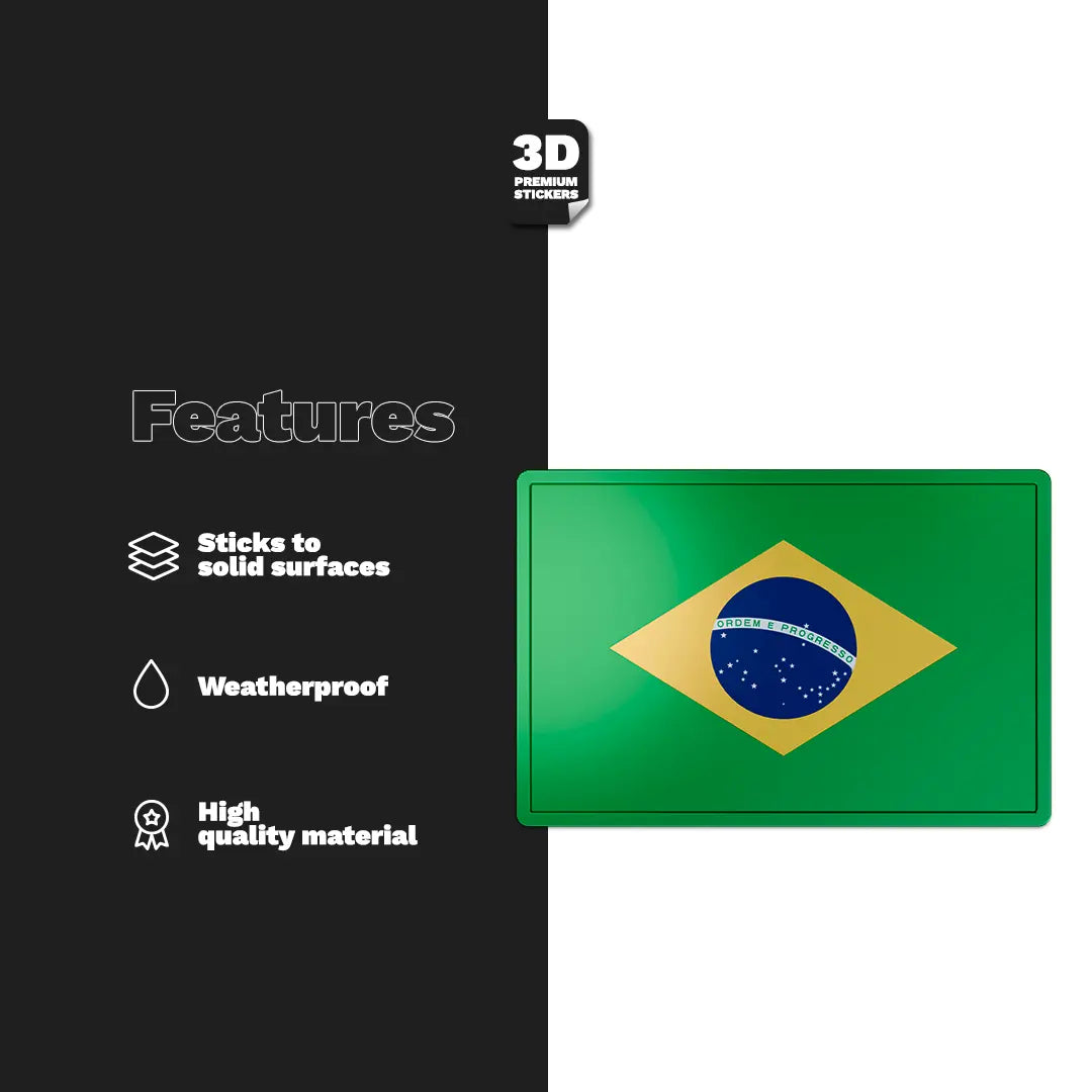 Brazil Flag - Stickmadly