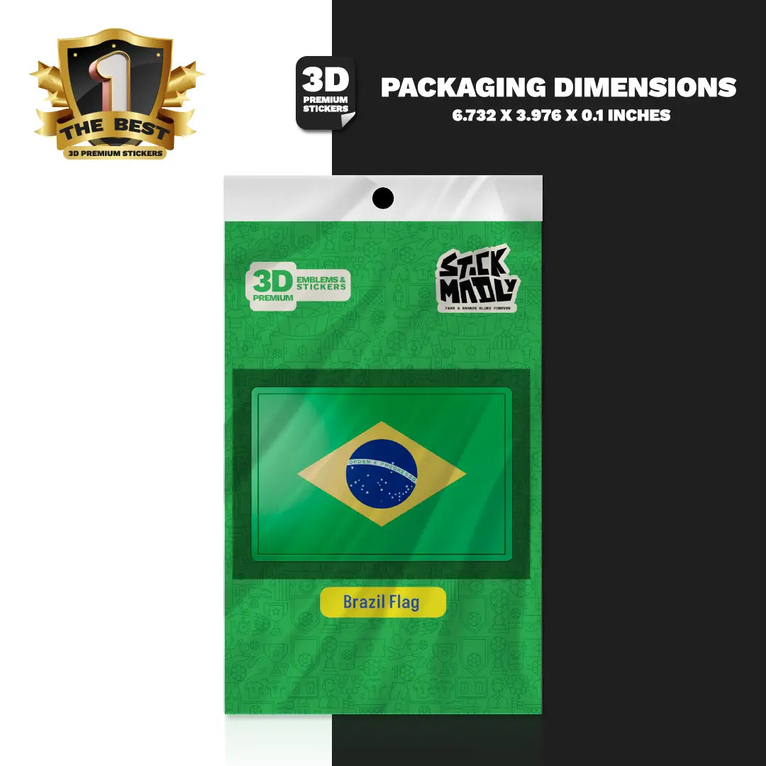 Brazil Flag - Stickmadly