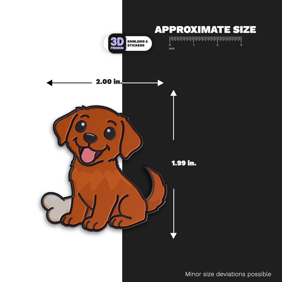 Brown Labrador - Stickmadly