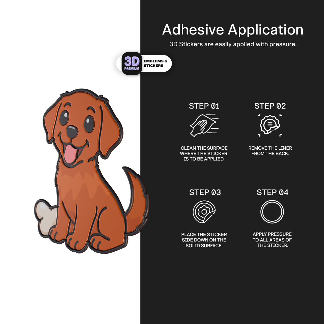 Brown Labrador - Stickmadly