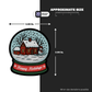 CHRISTMAS SNOW GLOBE SCENE - Stickmadly