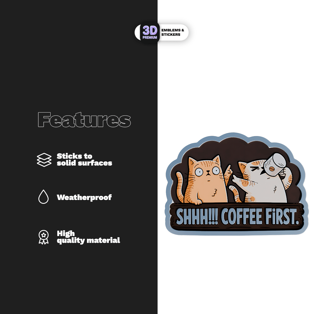 COFFEE FIRST - Stickmadly