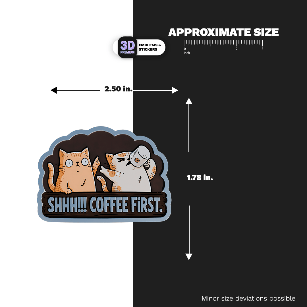 COFFEE FIRST - Stickmadly