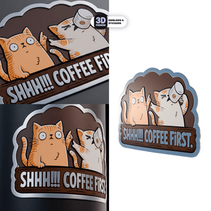 COFFEE FIRST - Stickmadly