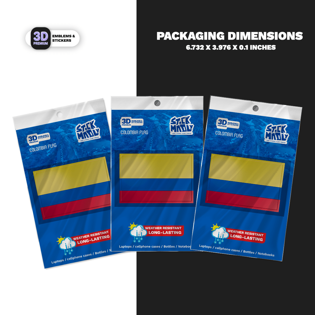 COLOMBIA EMBLEM PACK - Stickmadly