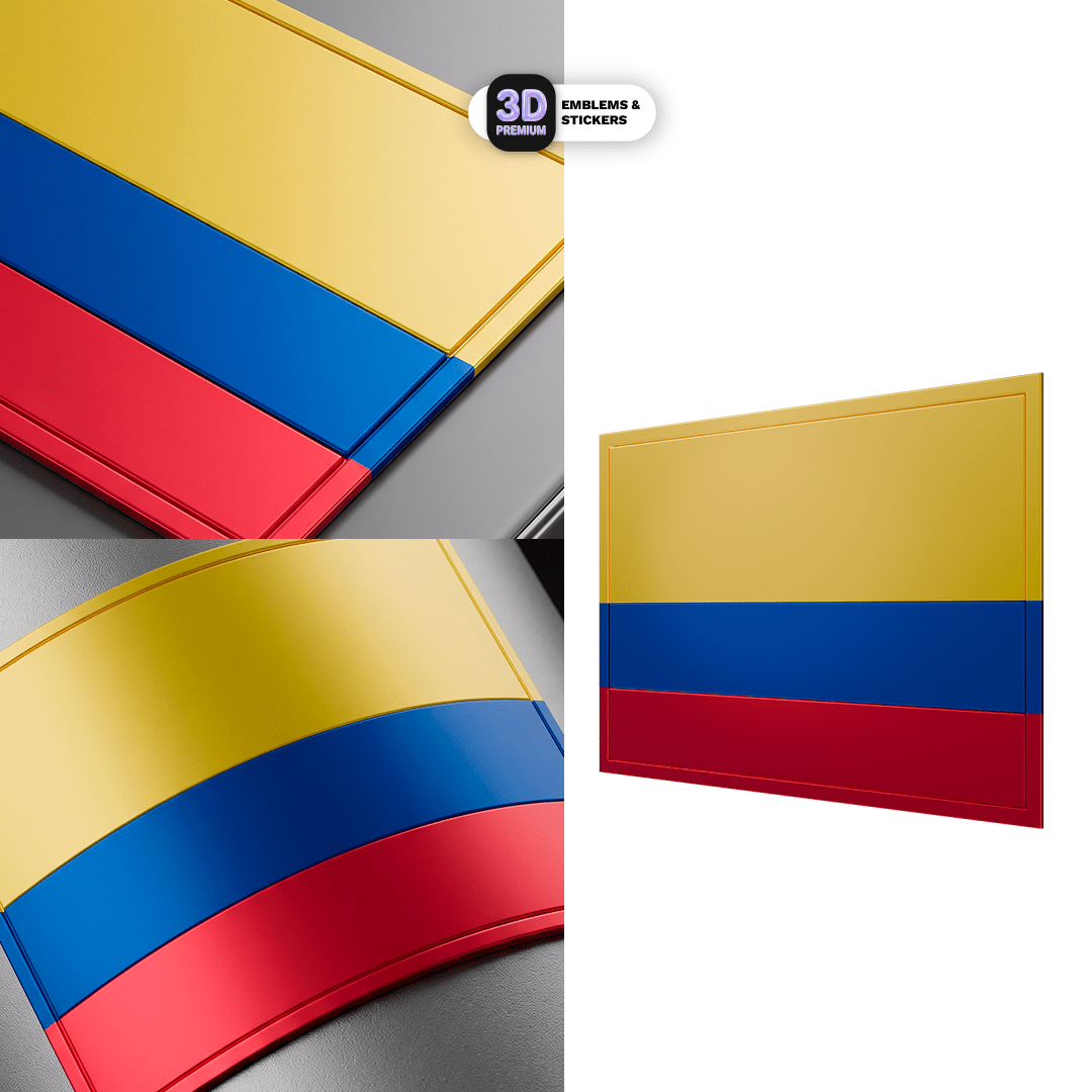COLOMBIA FLAG - Stickmadly