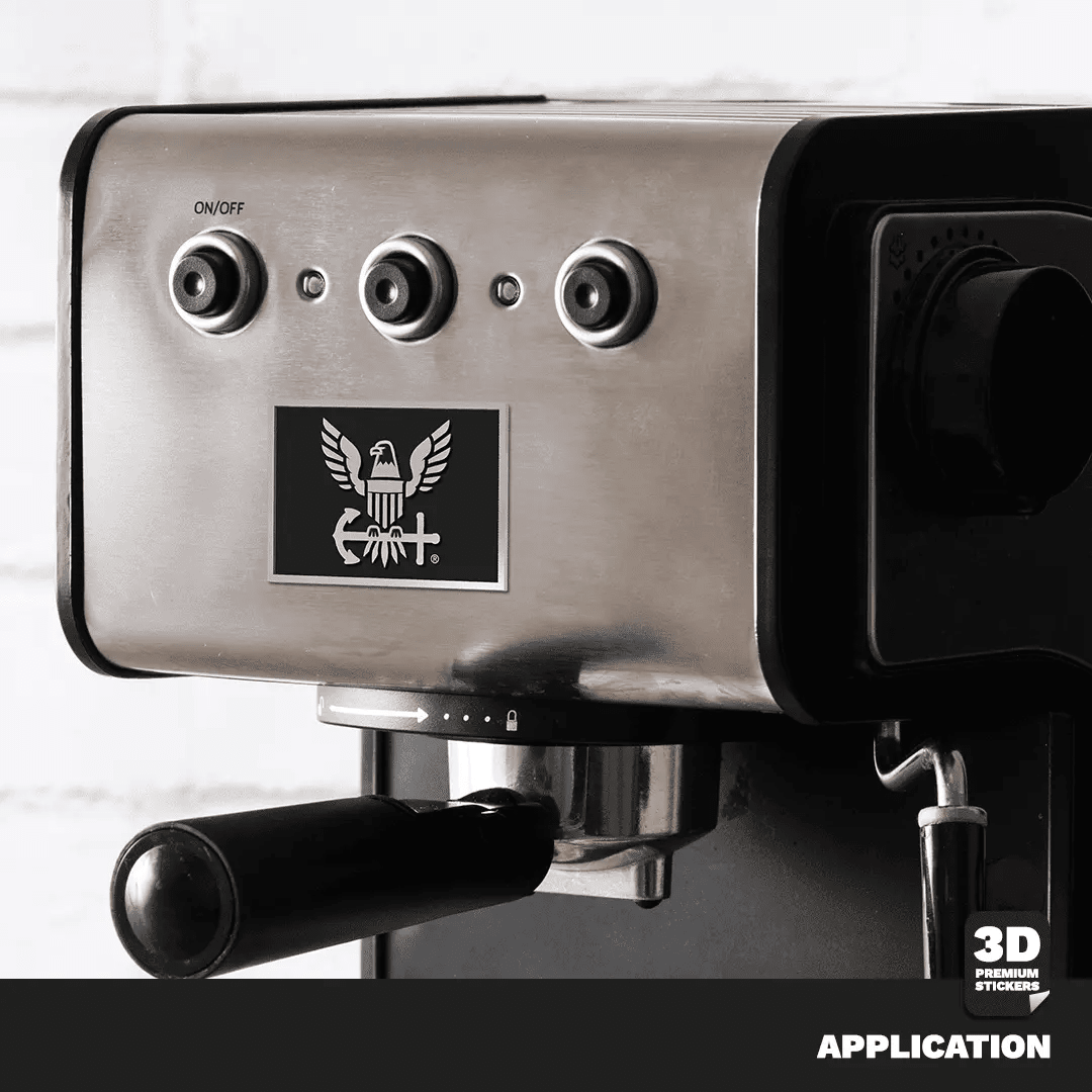 EAGLE ICON BLACK STICKER - Stickmadly