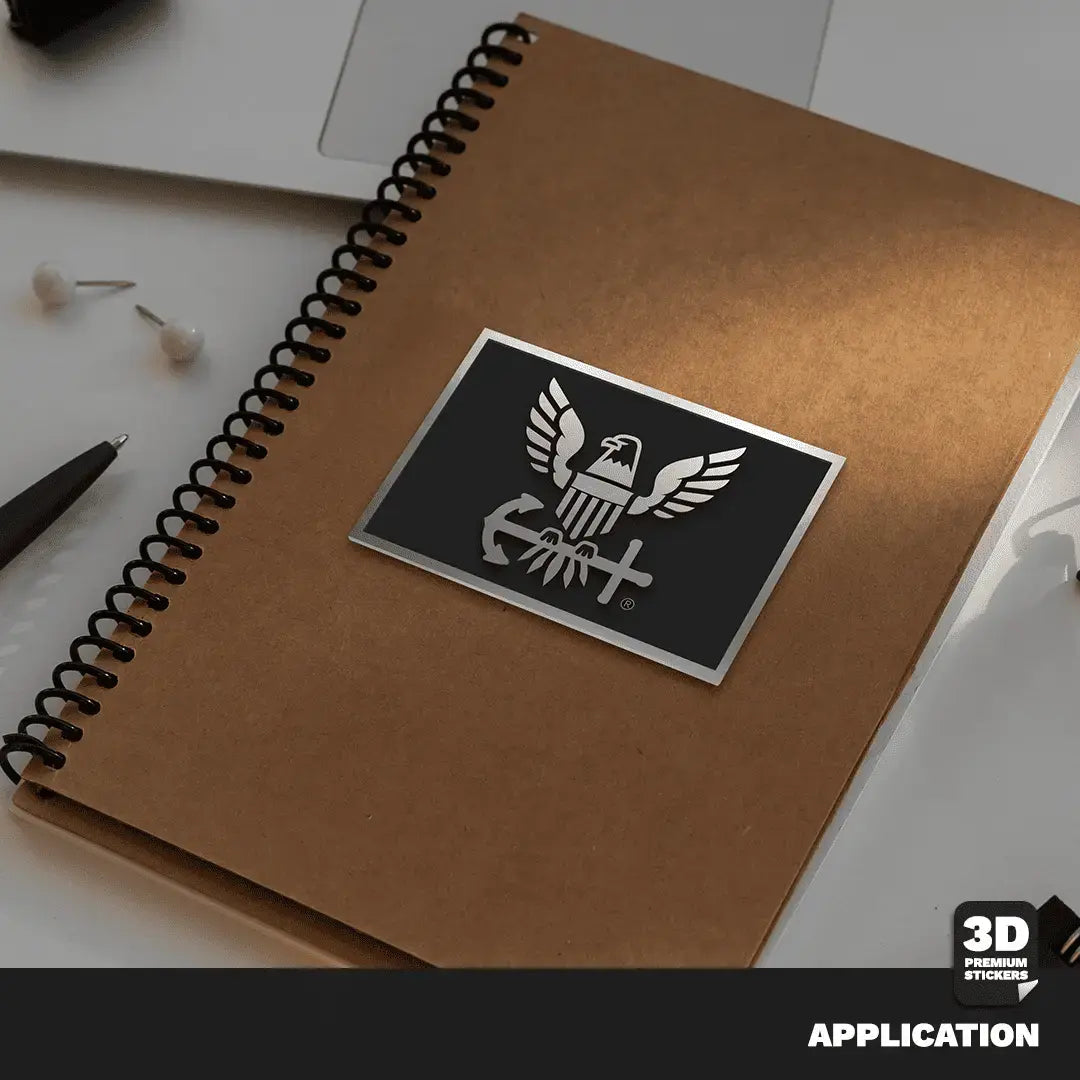 EAGLE ICON BLACK STICKER - Stickmadly