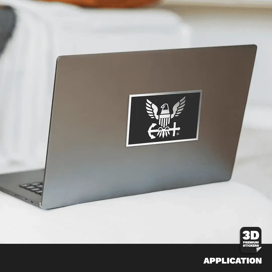 EAGLE ICON BLACK STICKER - Stickmadly