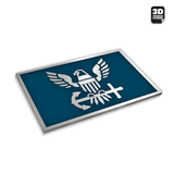 EAGLE ICON NAVY STICKERS -TWO PACK - Stickmadly