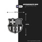 F.C. BARCELONA Black & Silver - Stickmadly