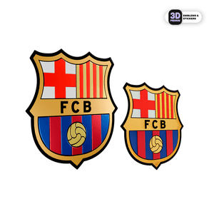 FC Barcelona Crest Duo 3D Sticker Pack - Stickmadly