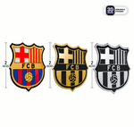 FC Barcelona Crest Trio 2" 3D Sticker Pack - Stickmadly