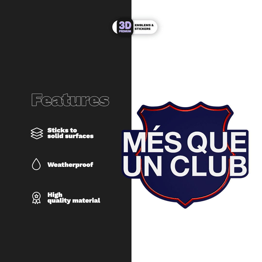 FCB Més que un Club - Stickmadly