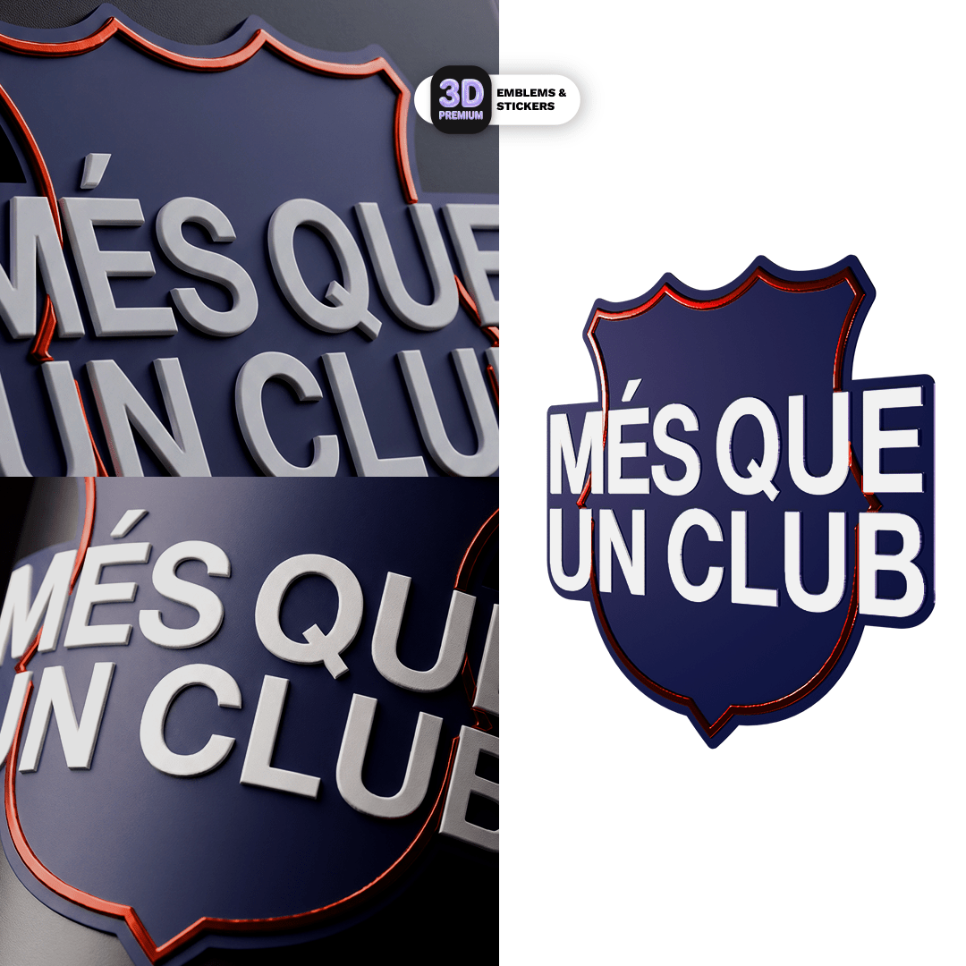 FCB Més que un Club - Stickmadly
